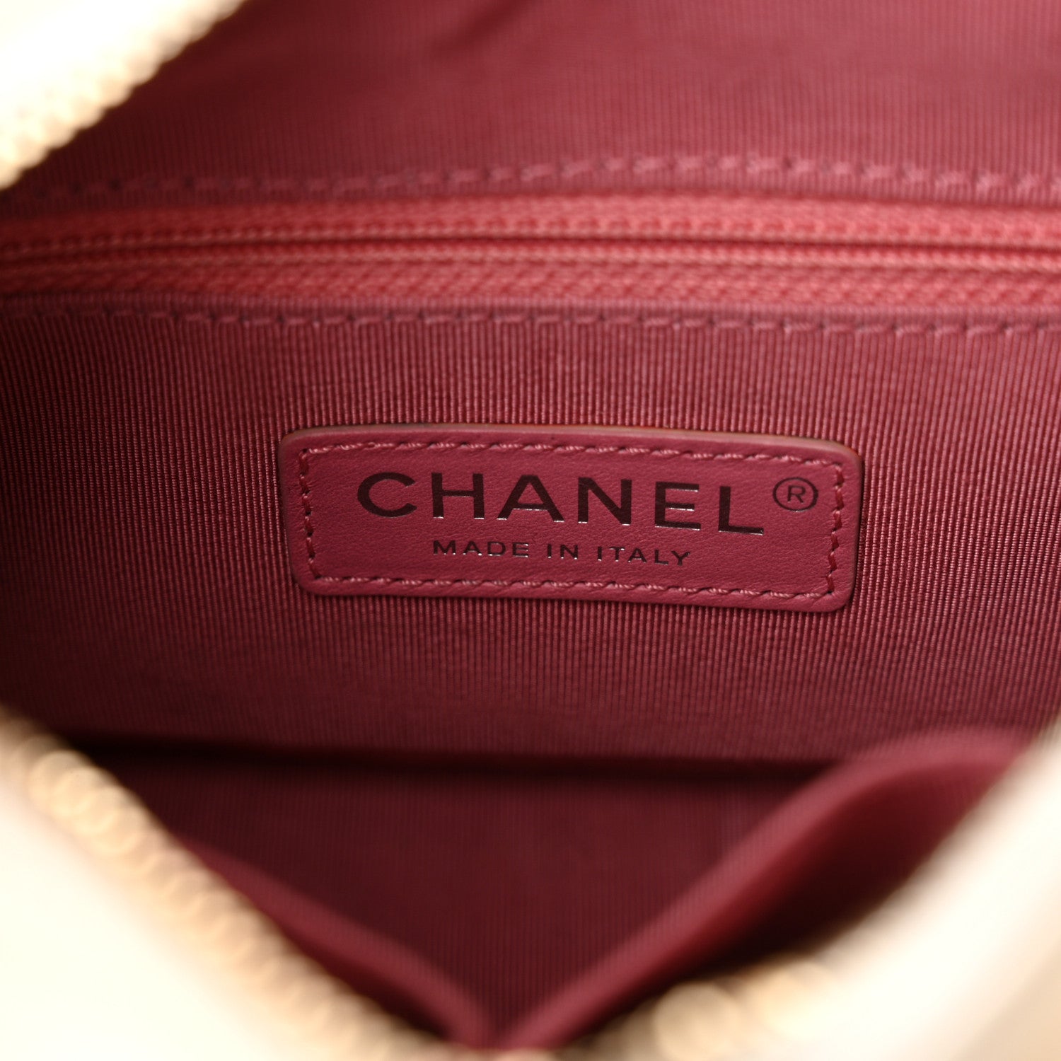 Chanel Aged Calfskin Quilted Small Gabrielle Hobo White 6 of 10