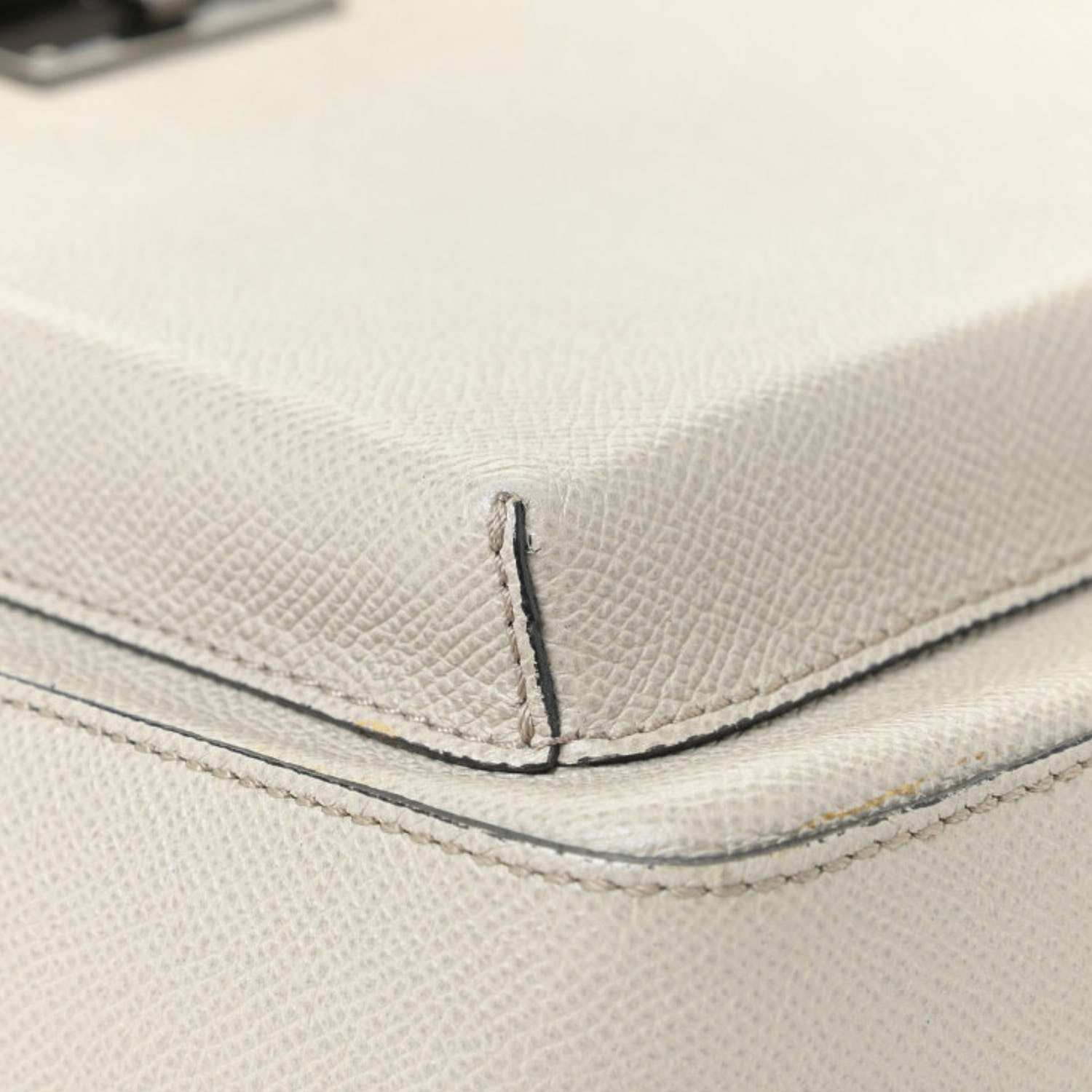 Burberry Grained Calfskin Crossbody Bag White 15 of 15
