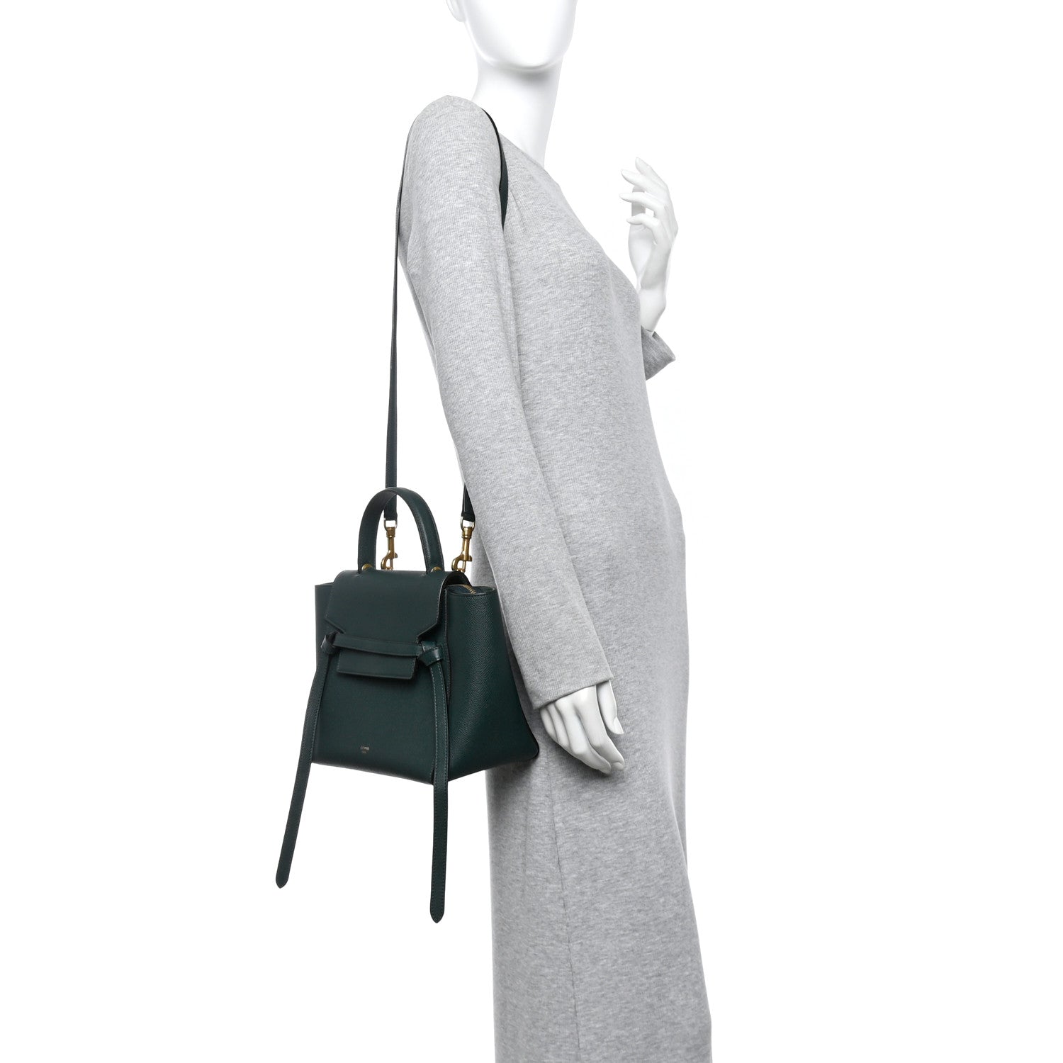 Celine Grained Calfskin Micro Belt Bag Amazone 2 of 14