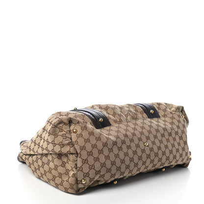 Gucci Monogram Medium Interlocking Icon Tote Dark Brown 3 of 4