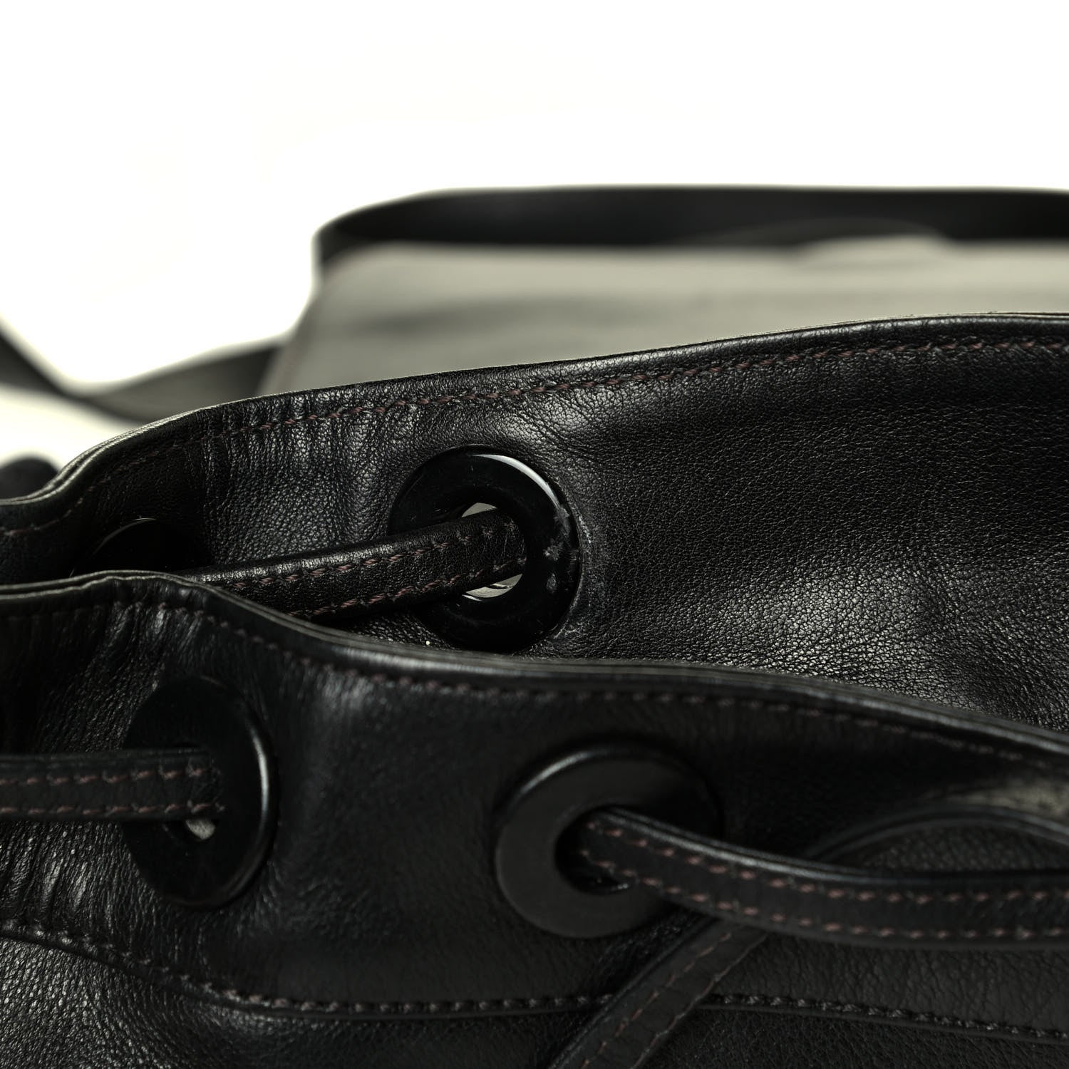 Chanel Lambskin CC Drawstring Backpack Black 5 of 9