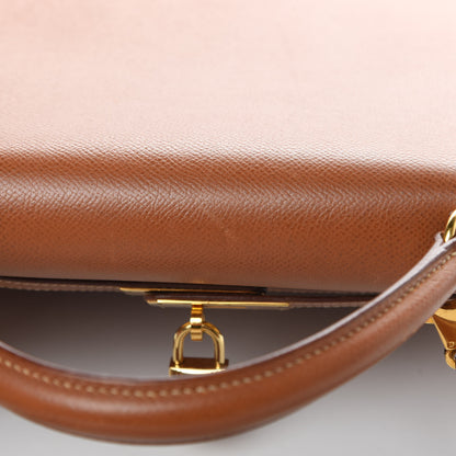 Hermes Courchevel Kelly Sellier 32 Gold 15 of 17