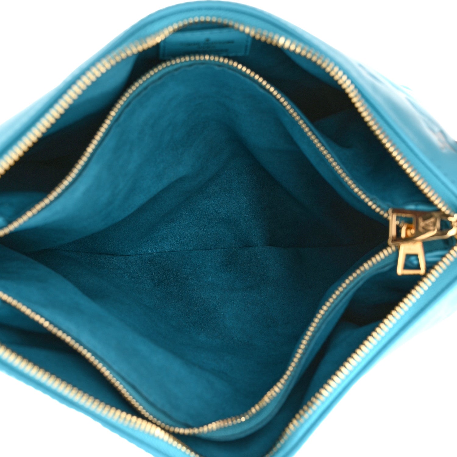 Louis Vuitton Lambskin Embossed Monogram Coussin PM Turquoise 5 of 9