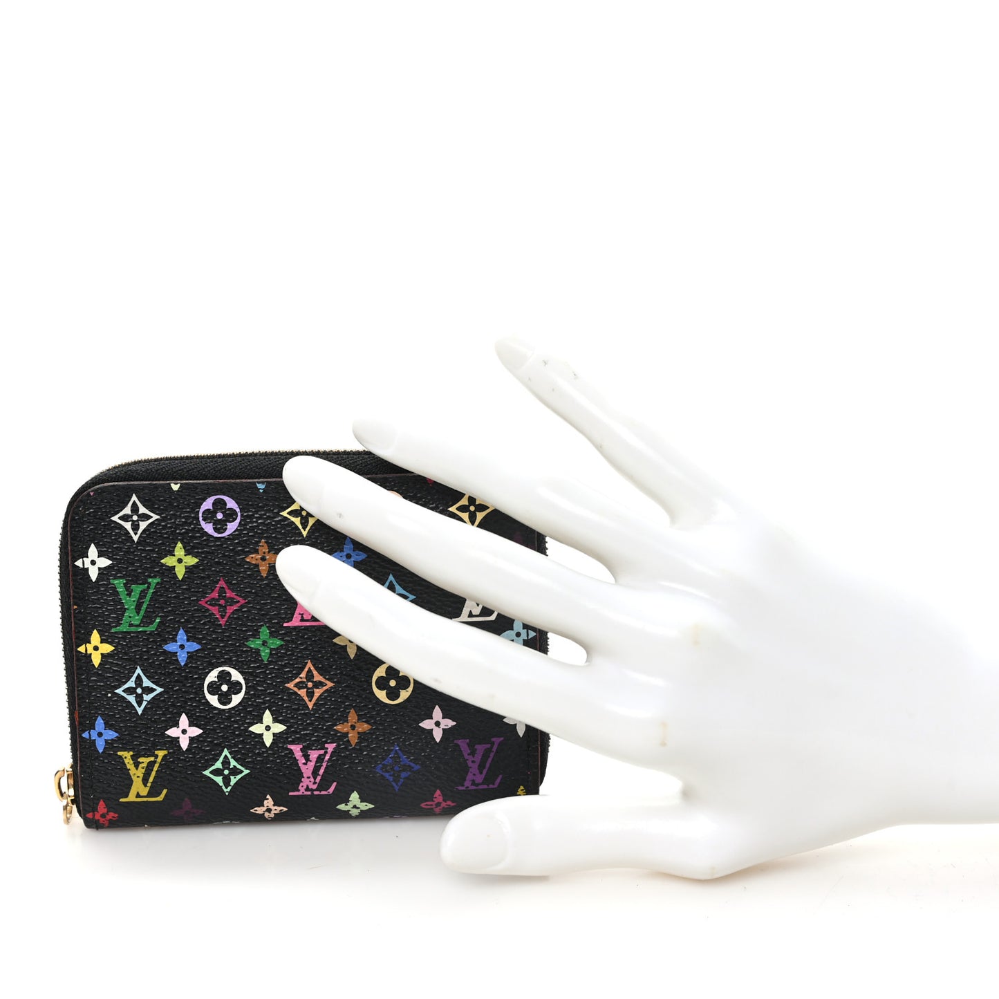 Monogram Multicolor Zippy Coin Purse Black Grenade