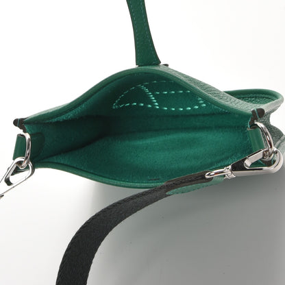 Hermes Taurillon Clemence Amazone Evelyne TPM Vert Vertigo 5 of 8