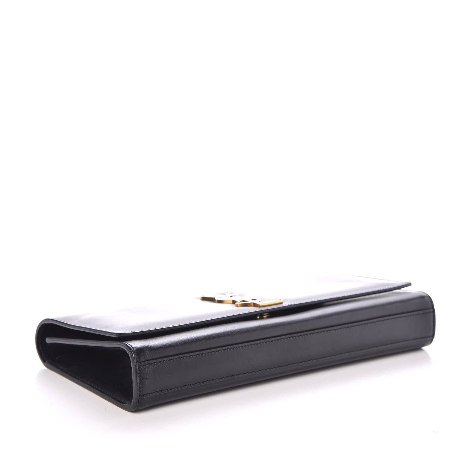 Saint Laurent Calfskin Classic Monogram Cassandre Clutch Black 4 of 7