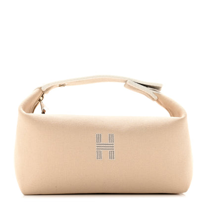 Hermes Canvas Small Bride-A-Brac Pouch Natural 1 of 5