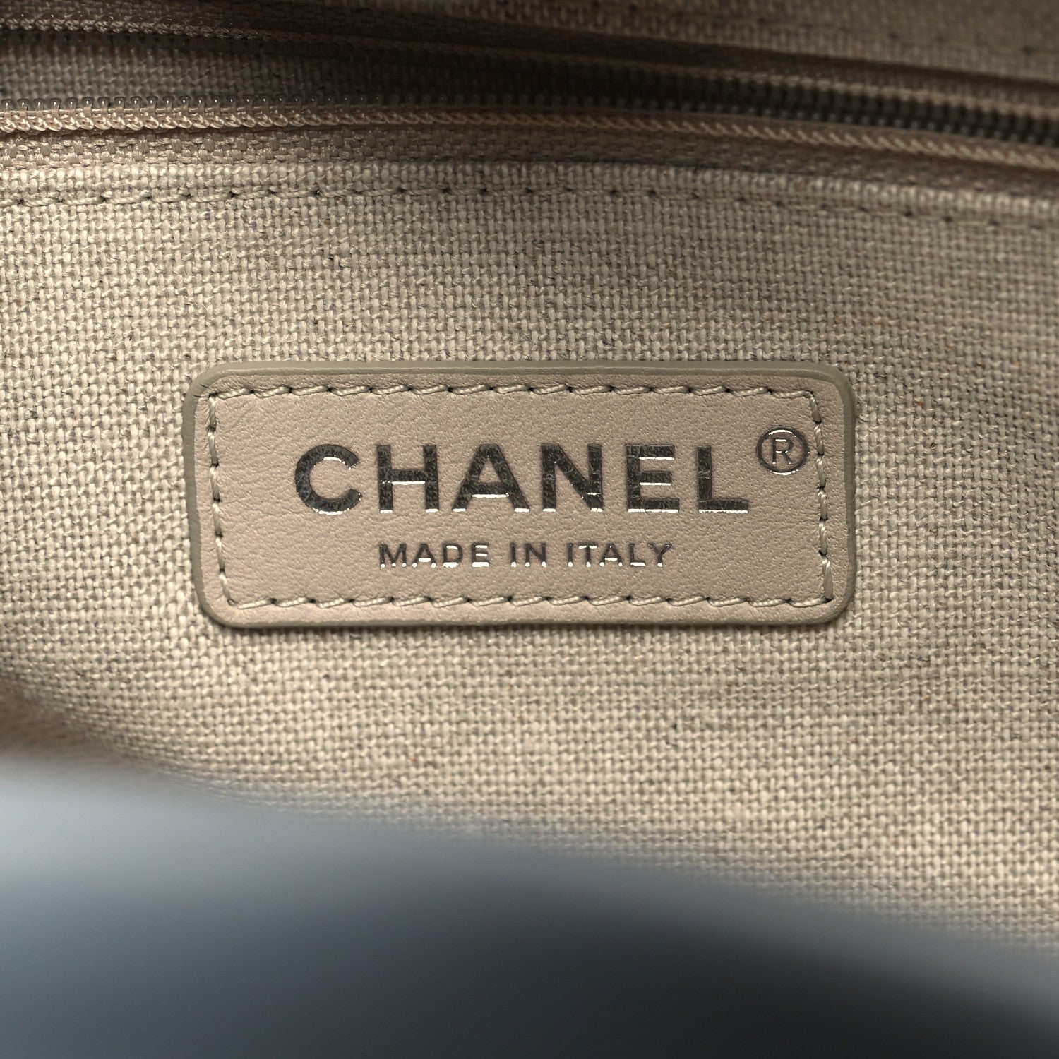 Chanel Mixed Fibers Medium Deauville Tote Light Blue 8 of 12