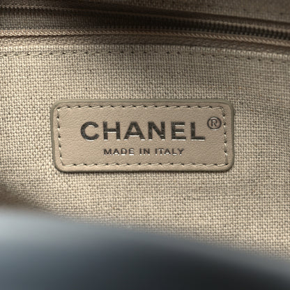 Chanel Mixed Fibers Medium Deauville Tote Light Blue 8 of 12