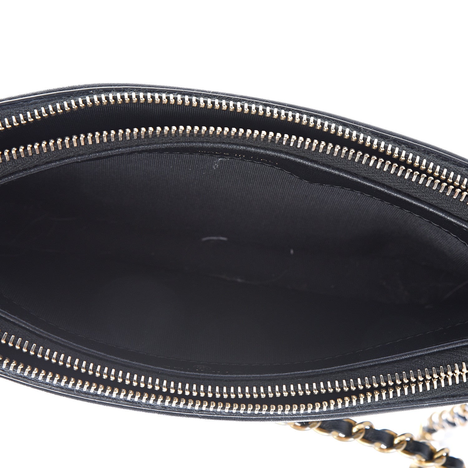 Chanel Caviar Quilted CC Filigree Clutch With Chain Black 4 of 10