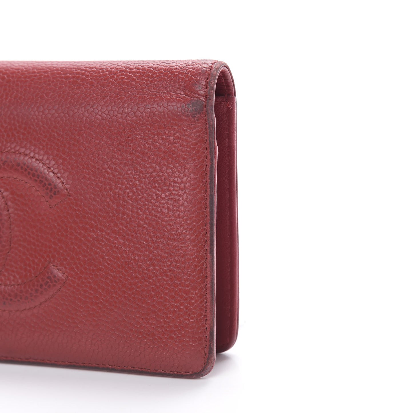 Caviar Timeless CC Yen Wallet Red