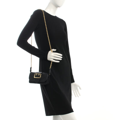 Burberry Soft Grain Calfskin Mini Buckle Phone Bag Black 2 of 6