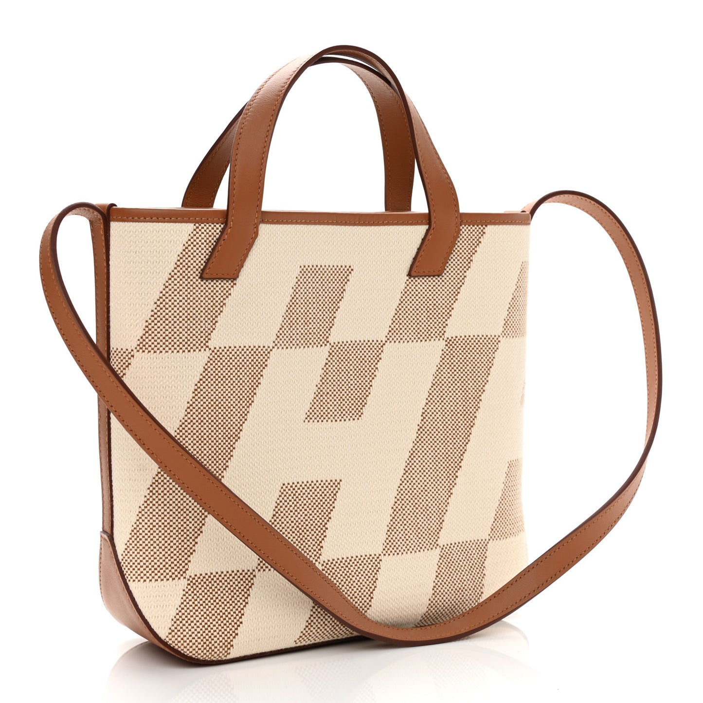 Swift H Canvas Cabas H En Biais 27 Gold Naturel Ecru
