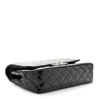 Chanel Patent Quilted Medium Double Flap Black 4 of 10