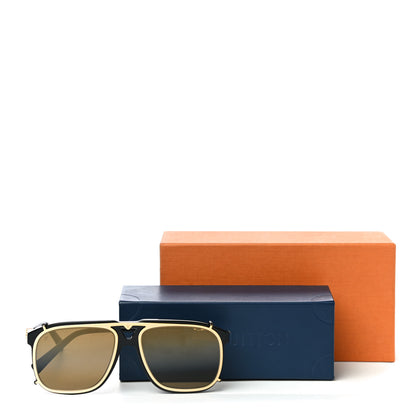 Louis Vuitton Acetate Satellite Sunglasses Z1085W Black 9 of 9