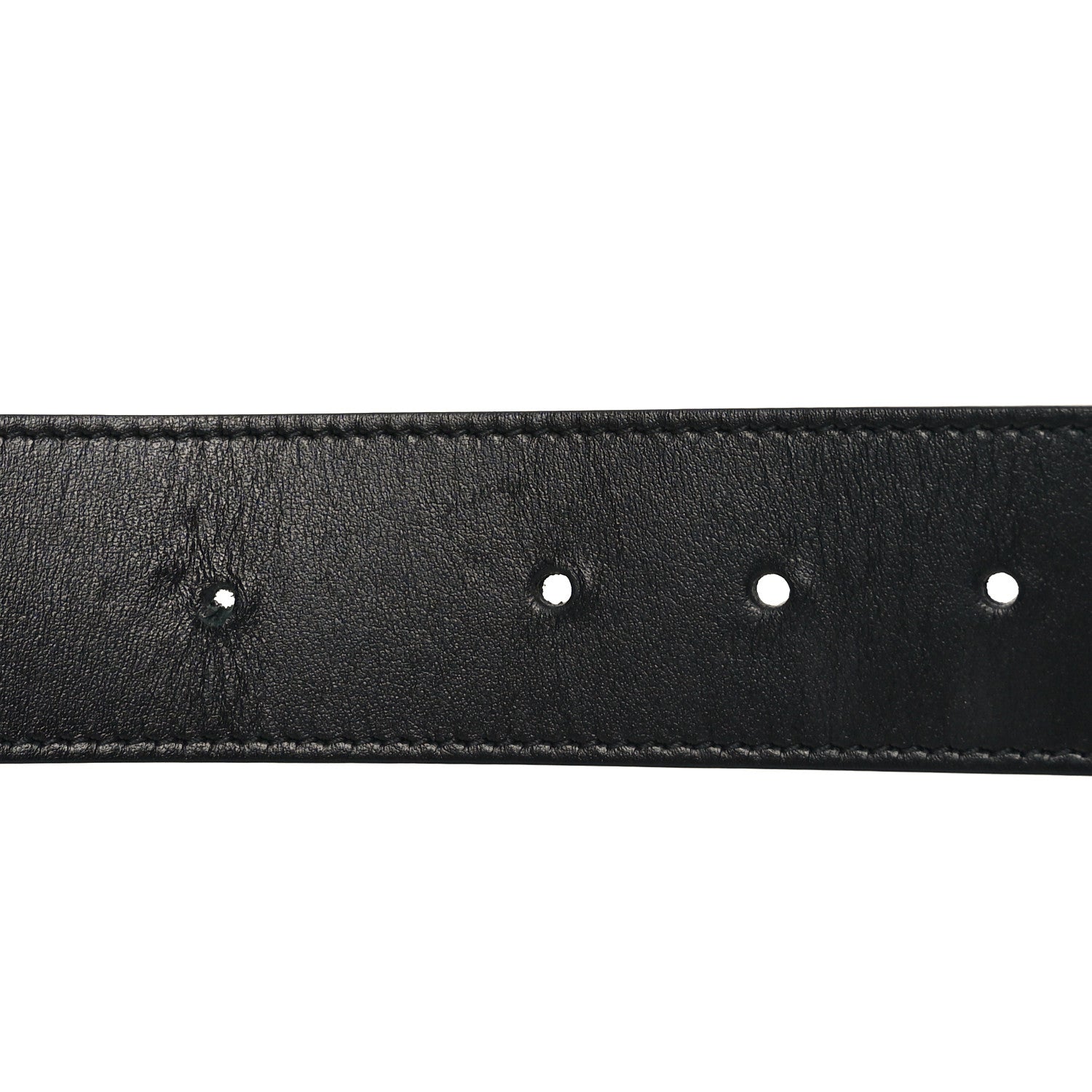 Gucci Calfskin Double G 40mm Belt 75 30 Black 3 of 5