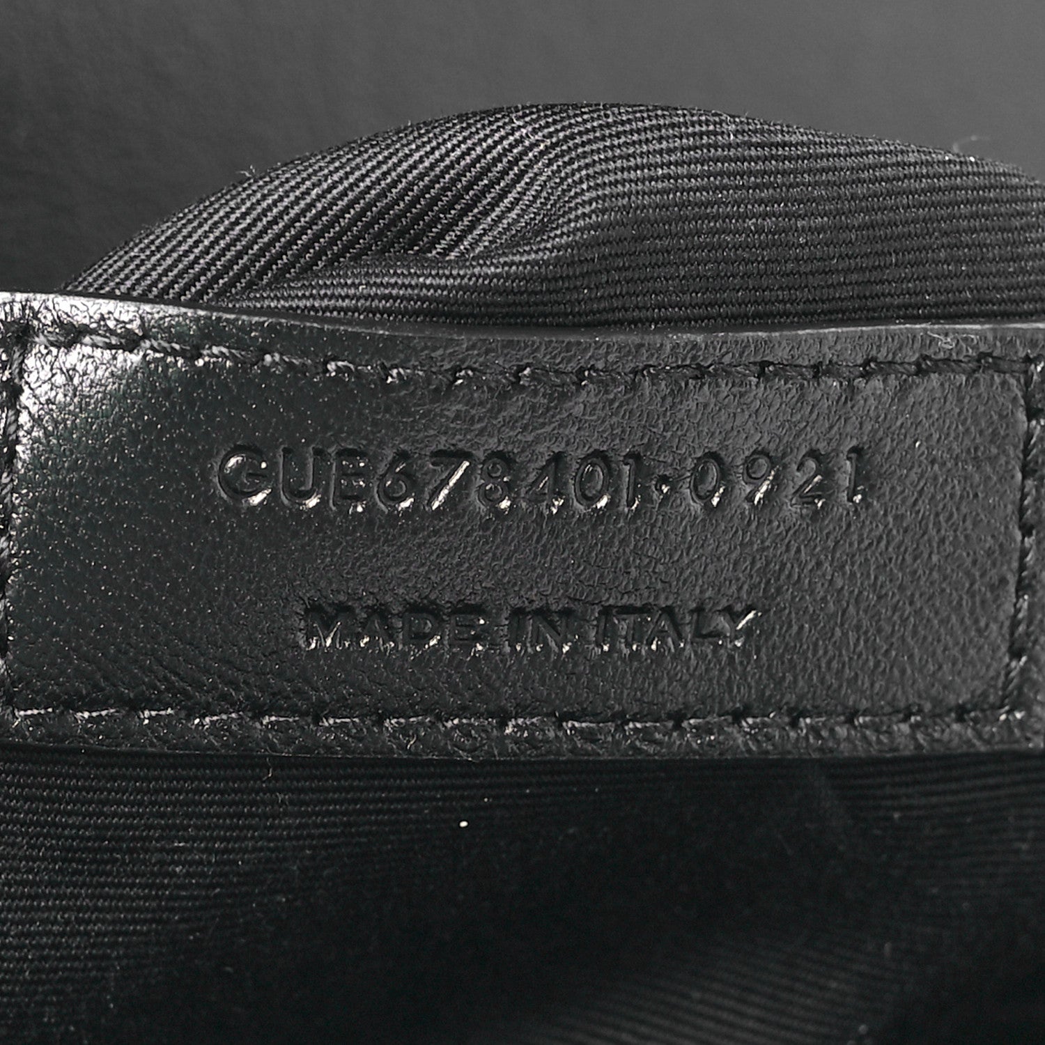 Saint Laurent Calfskin Y Quilted Monogram Monochrome Toy Loulou Crossbody Bag Black 7 of 11