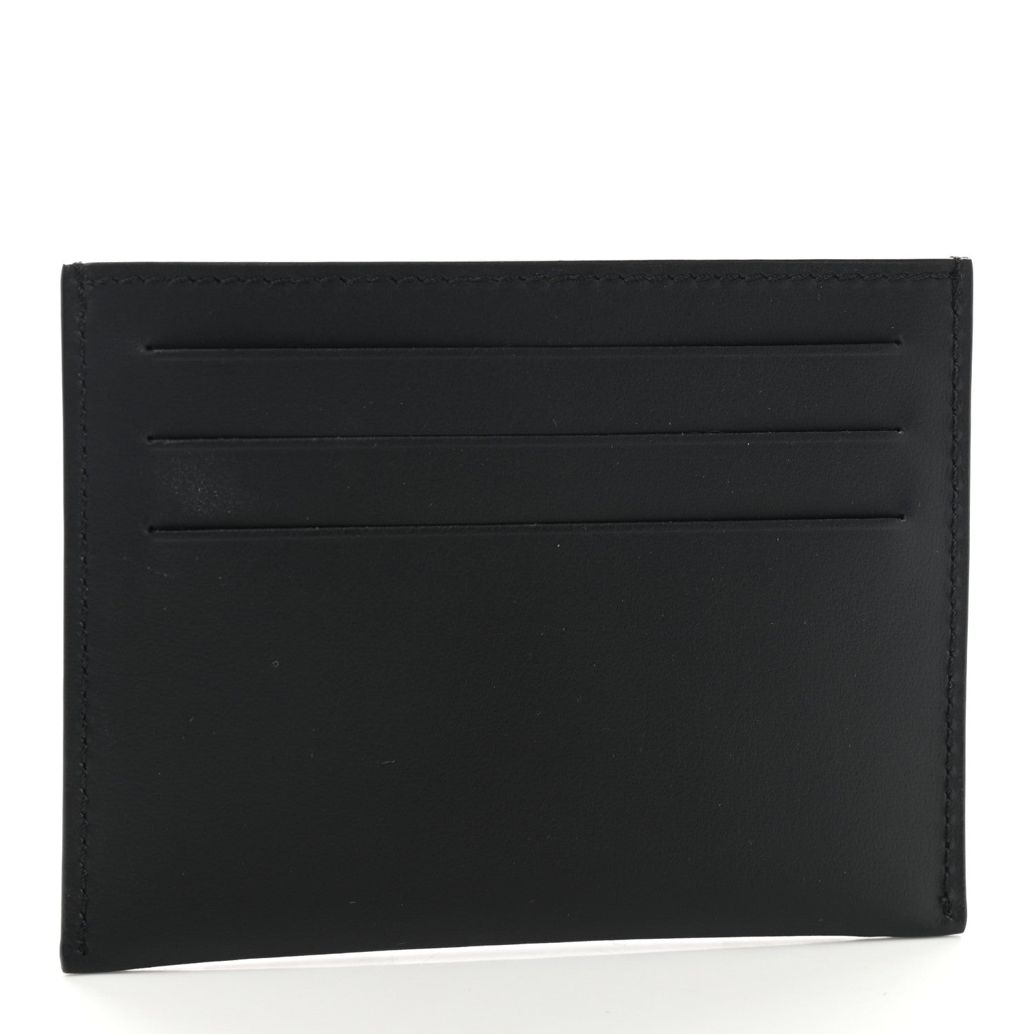 Givenchy Calfskin Logo Printed Card Holder Black 3 of 7
