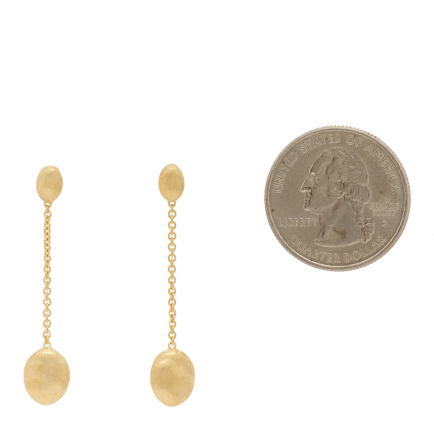 Marco Bicego 18K Yellow Gold Siviglia Drop Earrings 2 of 5