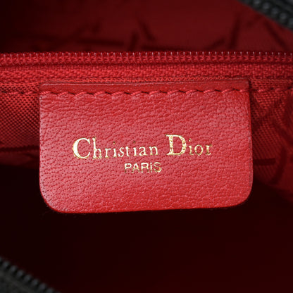 Christian Dior Nylon Cannage Medium Lady Dior Black 6 of 10