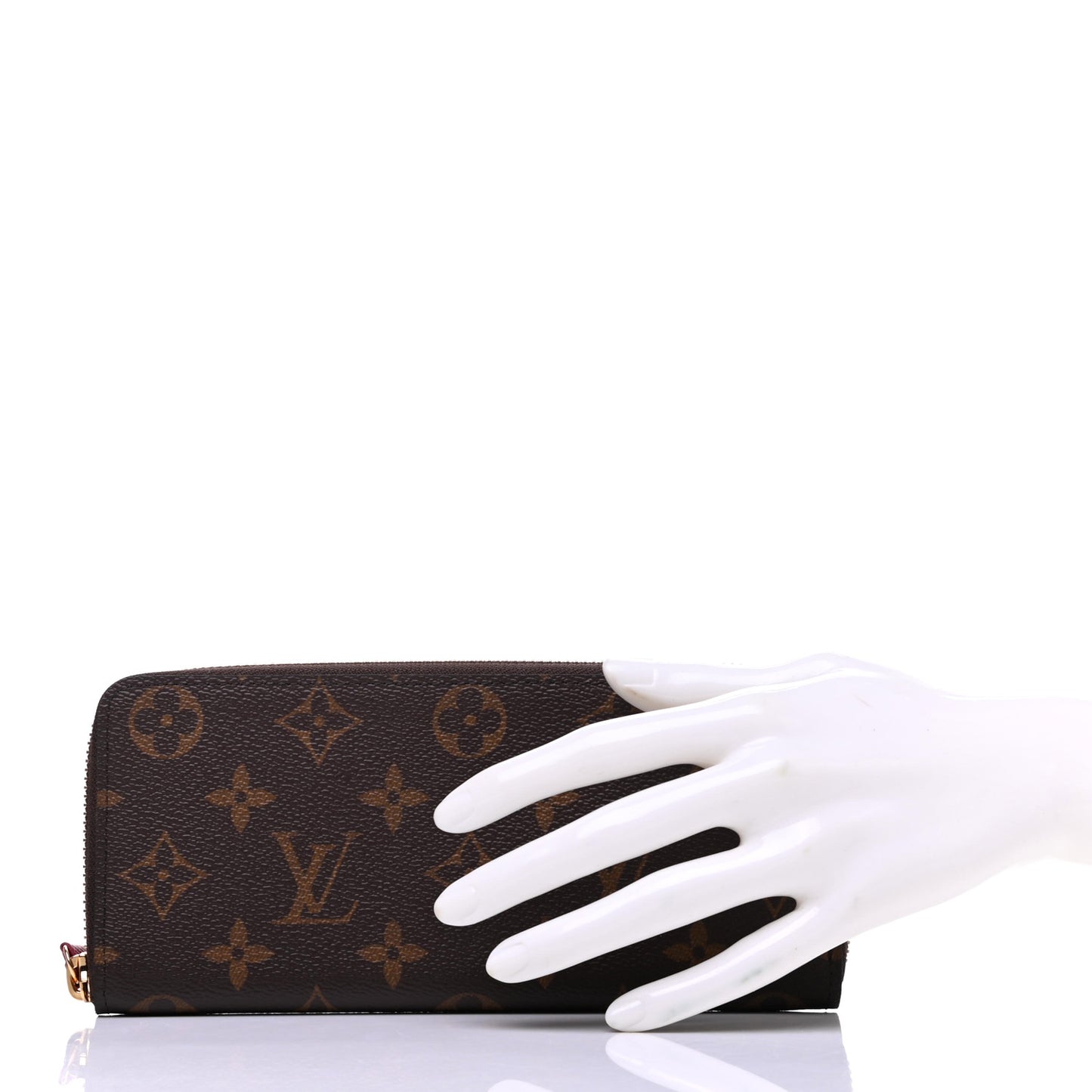 Monogram Clemence Wallet Fuchsia