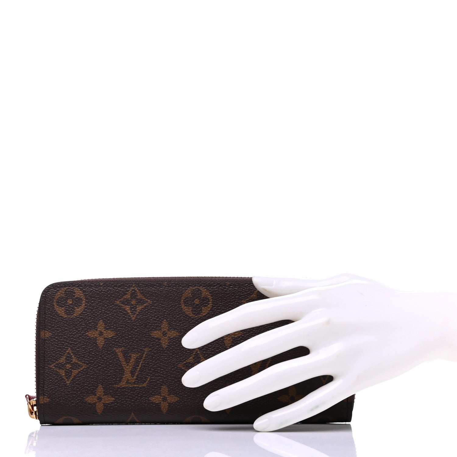 Louis Vuitton Monogram Clemence Wallet Fuchsia 2 of 8