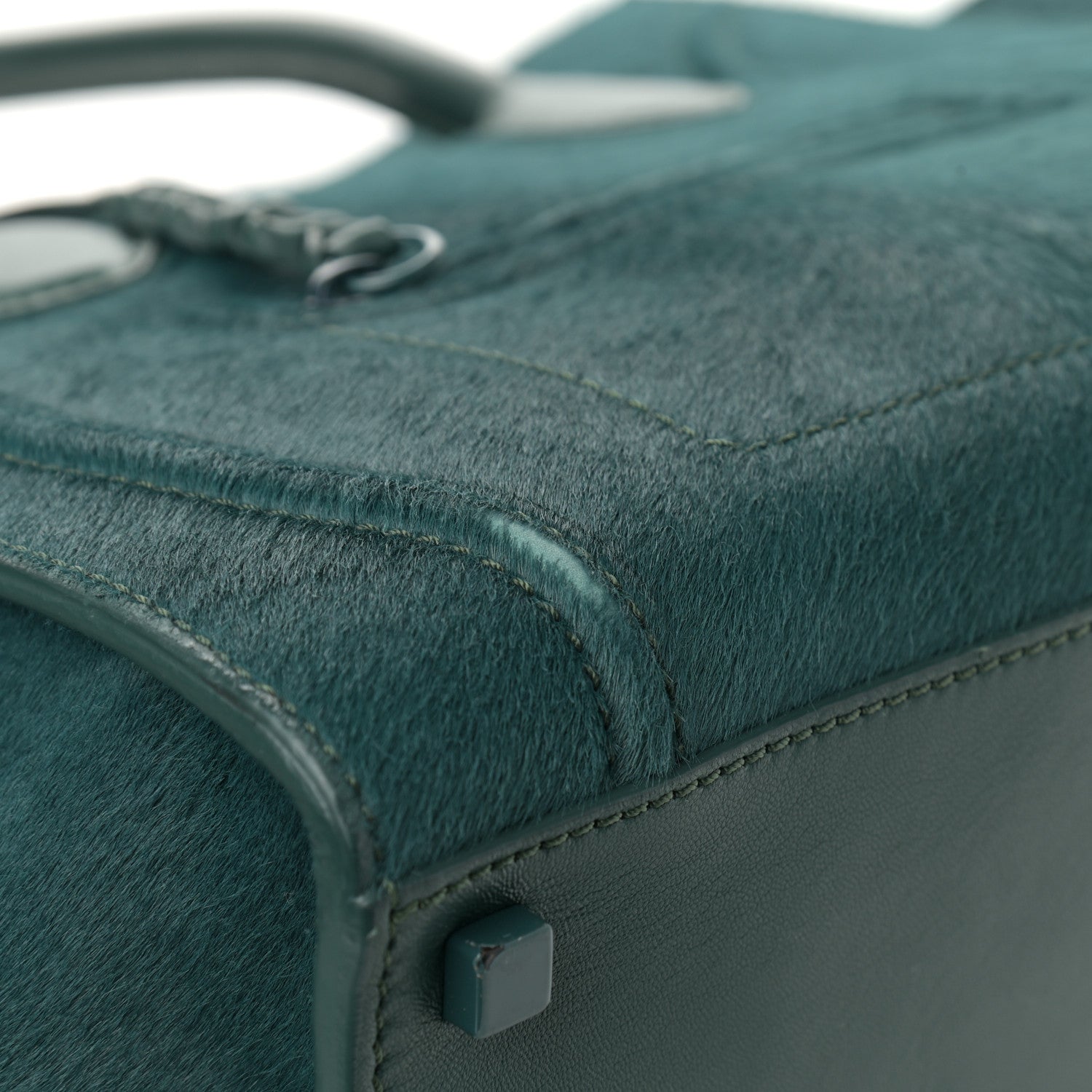 Celine Pony Hair Medium Phantom Luggage Jade 8 of 14