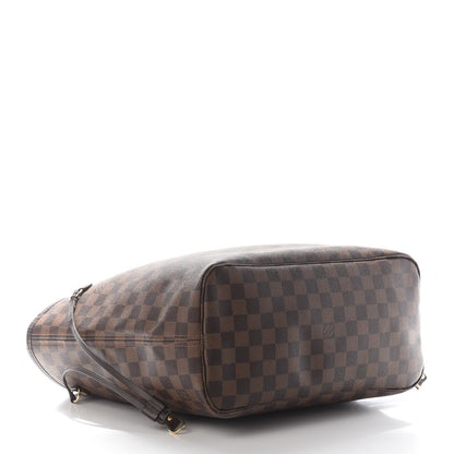 Louis Vuitton Damier Ebene Neo Neverfull MM Rose Ballerine 4 of 8