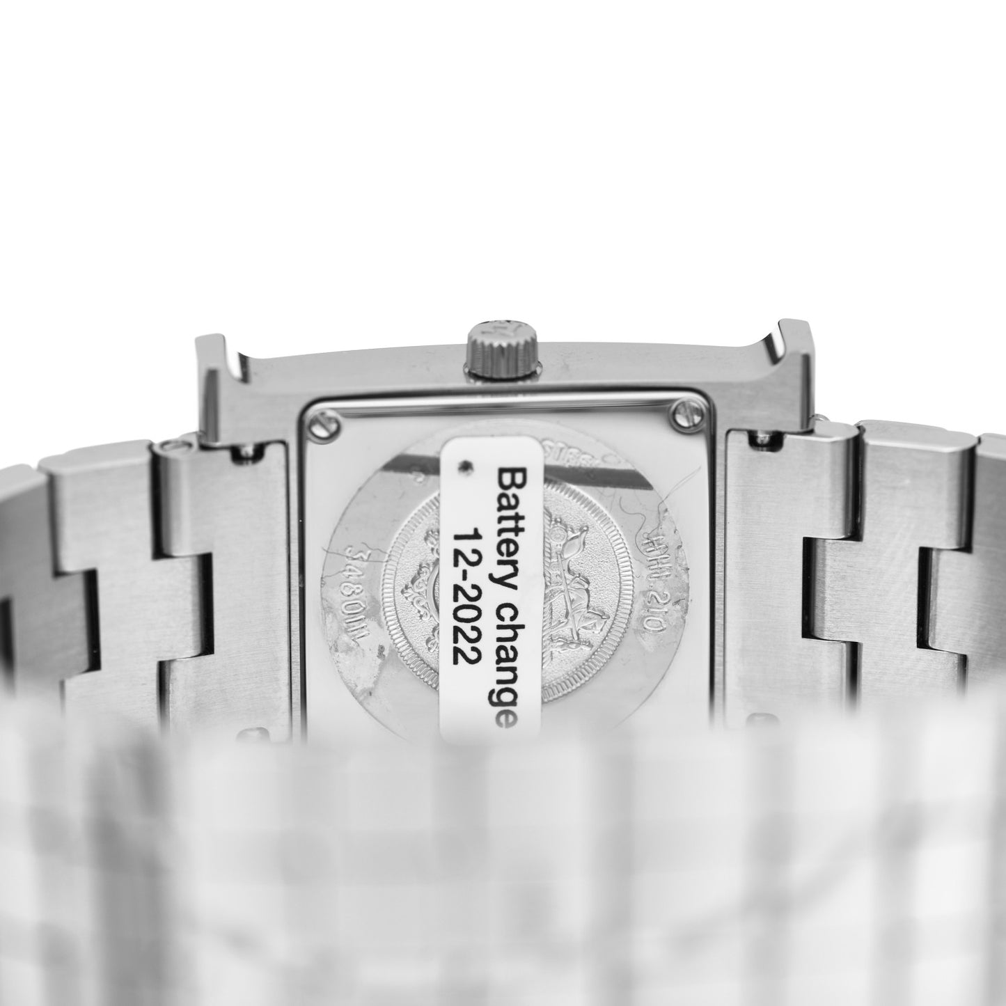Stainless Steel Diamond Mother of Pearl 21mm Heure H Hour Quartz Watch