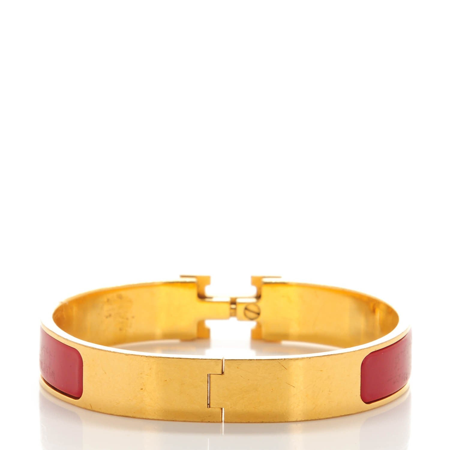 Hermes Enamel Clic Clac H Narrow Bracelet PM 3 of 6
