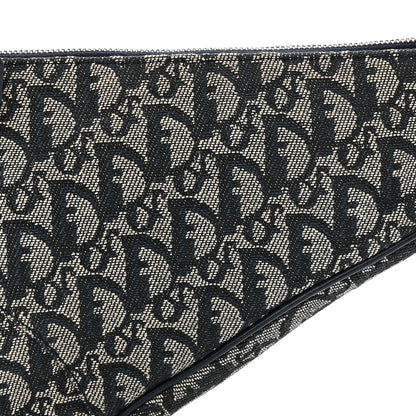 Christian Dior Monogram Mini Saddle Pochette Navy 8 of 11