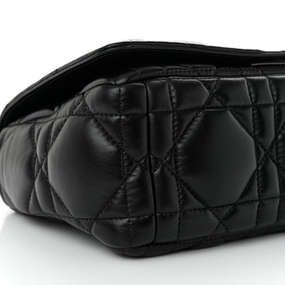 Christian Dior Calfskin Macrocannage Medium Caro Bag Black 9 of 11