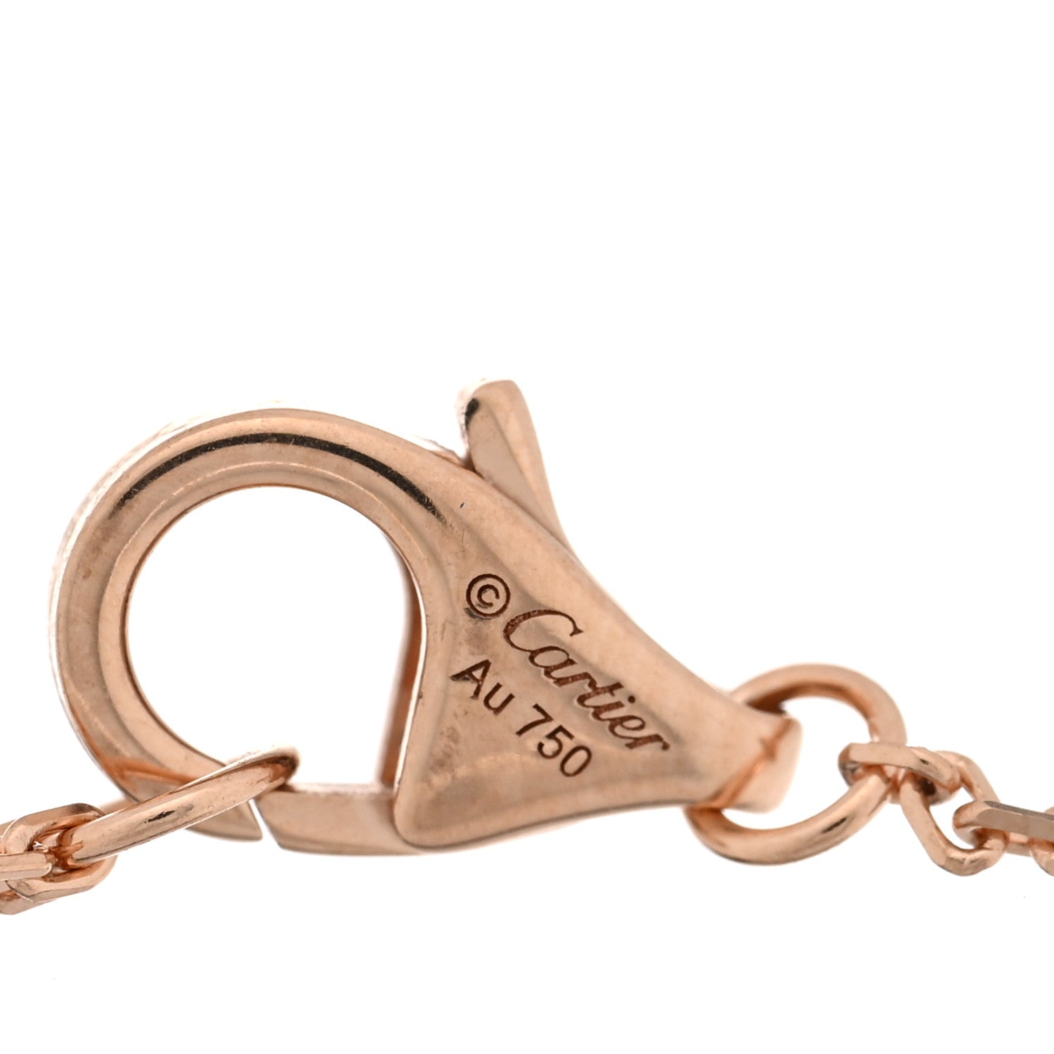 Cartier 18K Pink Gold Diamond XS D'Amour Bracelet 3 of 4