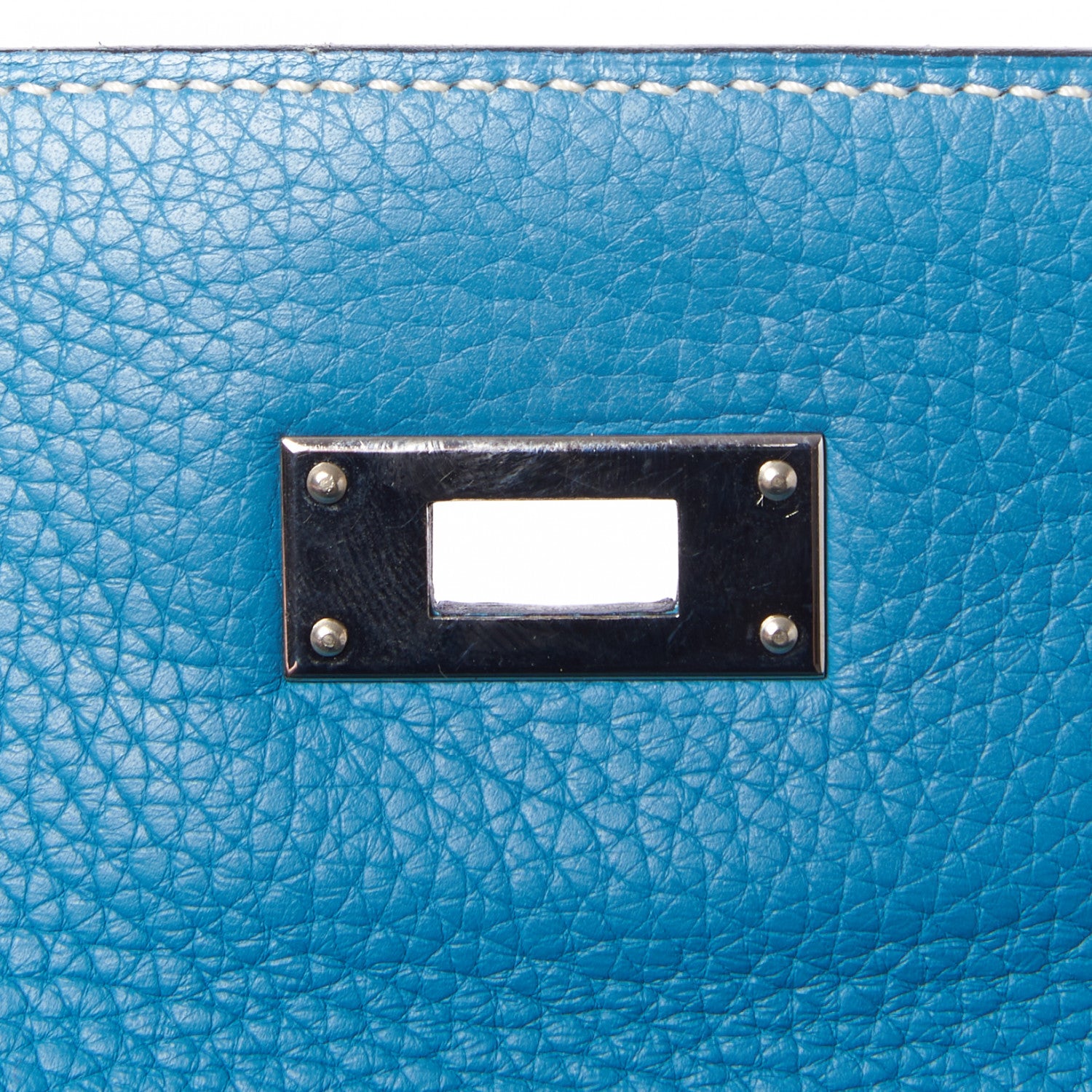 Hermes Togo Kelly Retourne 32 Blue Jean 18 of 32