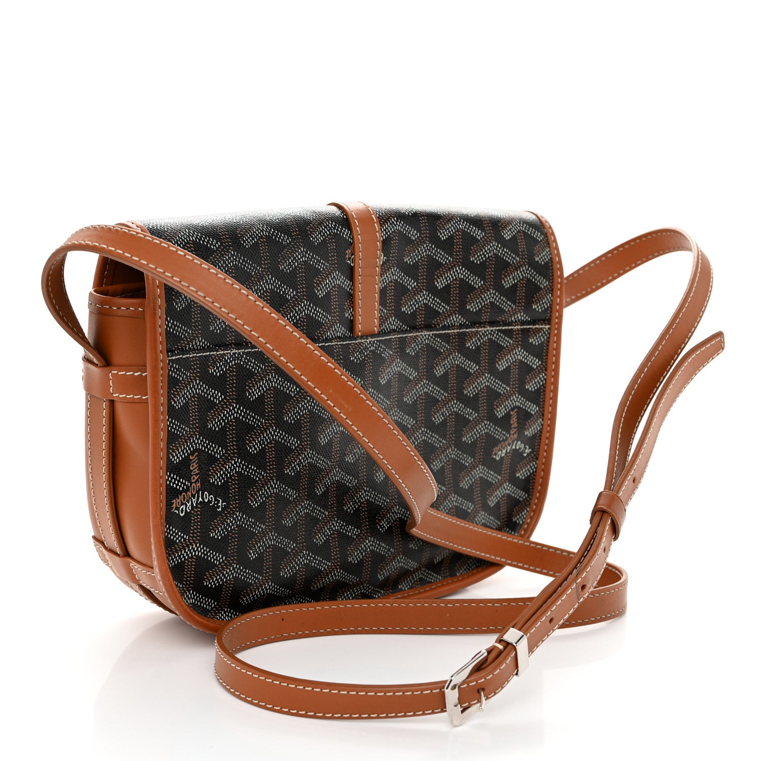 Goyard Goyardine Belvedere II PM Messenger Bag Black Gold 3 of 12