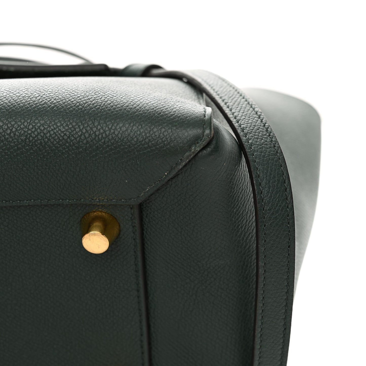 Grained Calfskin Mini Belt Bag Amazone