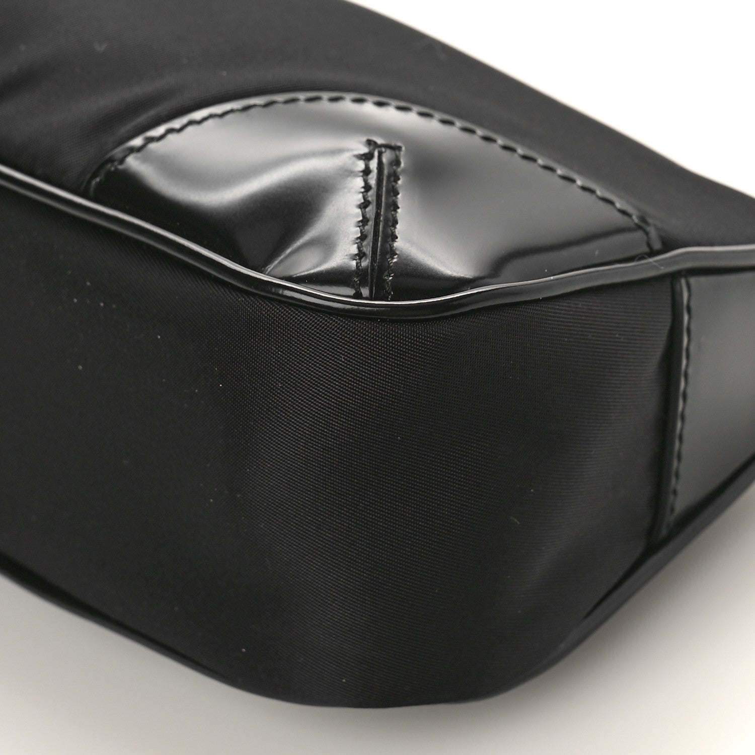 Prada Re-Nylon Spazzolato Re-Edition 2002 Shoulder Bag Black 8 of 8
