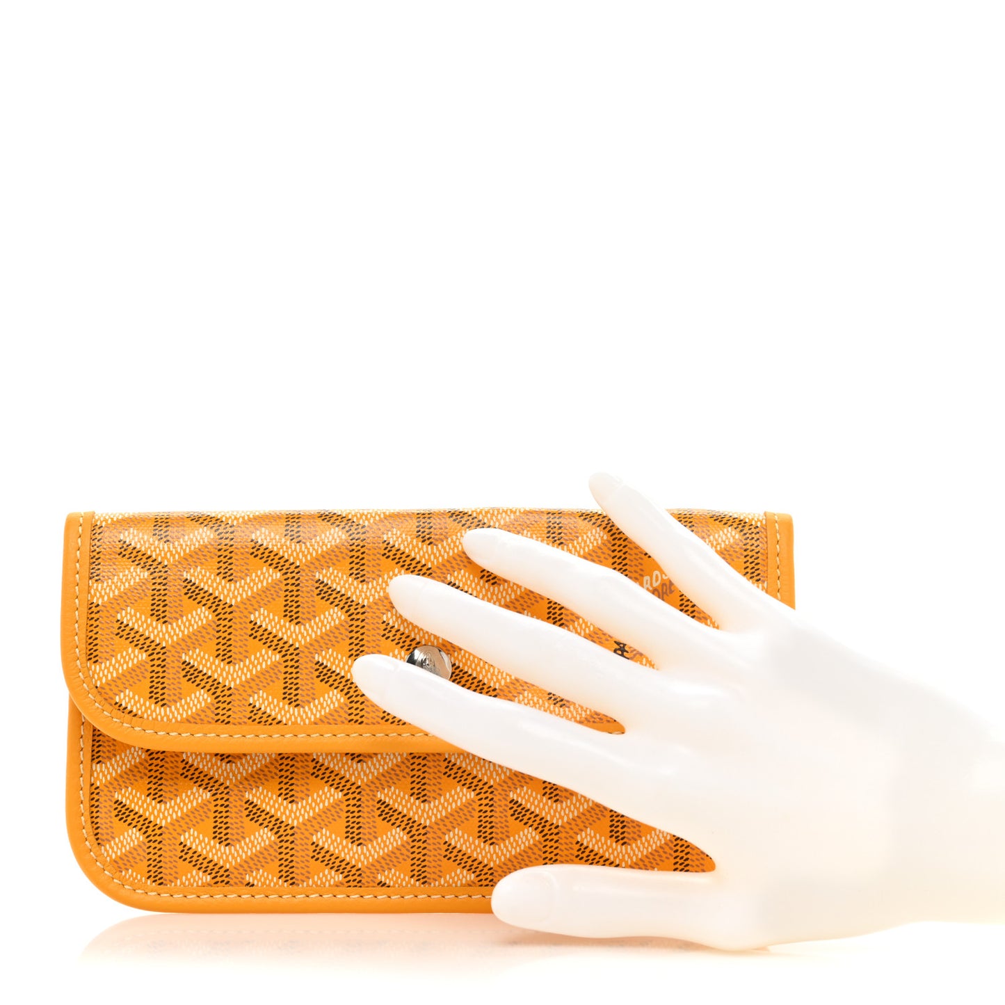 Goyardine Pouch Yellow
