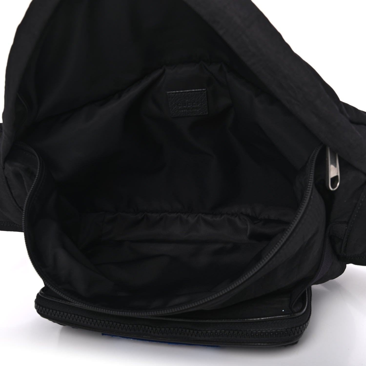 Gucci Nylon 80s Logo Patch Belt Bag Black 3 of 4