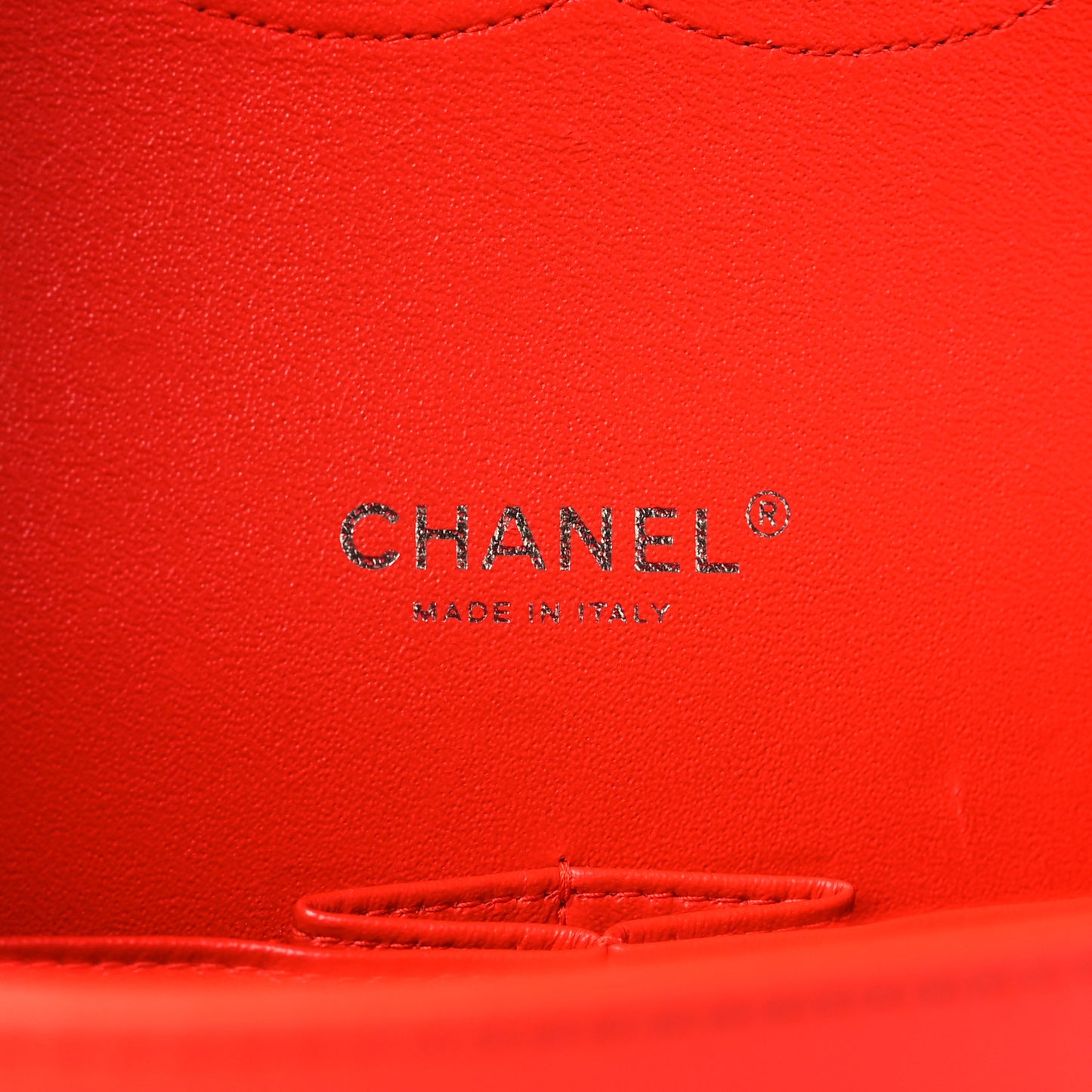 Patent Quilted Maxi Double Flap Red