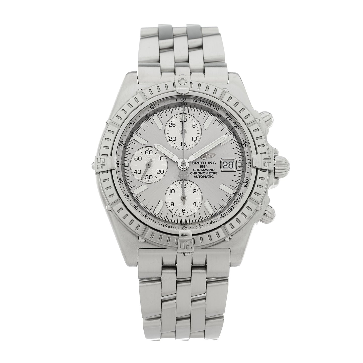 Stainless Steel 43mm Windrider Crosswind Racing Automatic Watch A13355