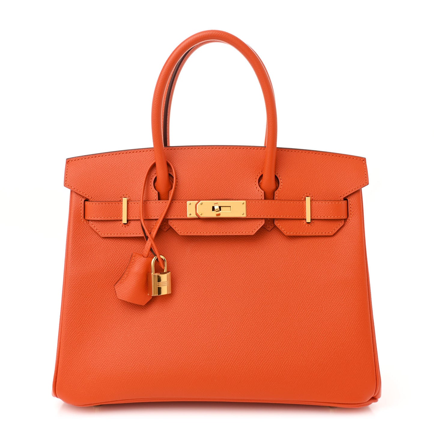 Epsom Birkin 30 Orange