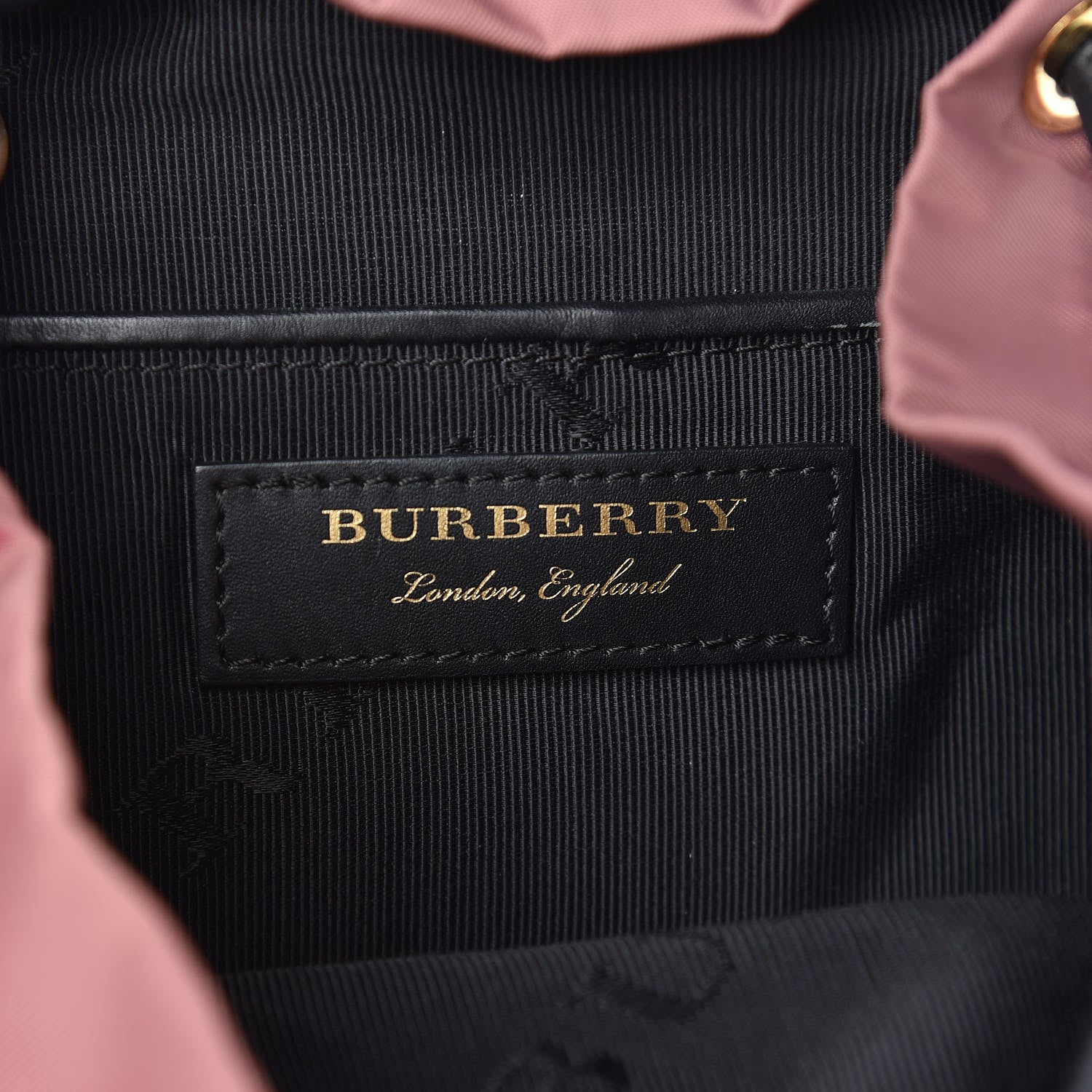 Burberry Nylon Small Rucksack Backpack Mauve Pink 8 of 10
