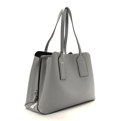 Marc Jacobs Pebbled Calfskin Editor Shopping Tote Grey 4 of 10