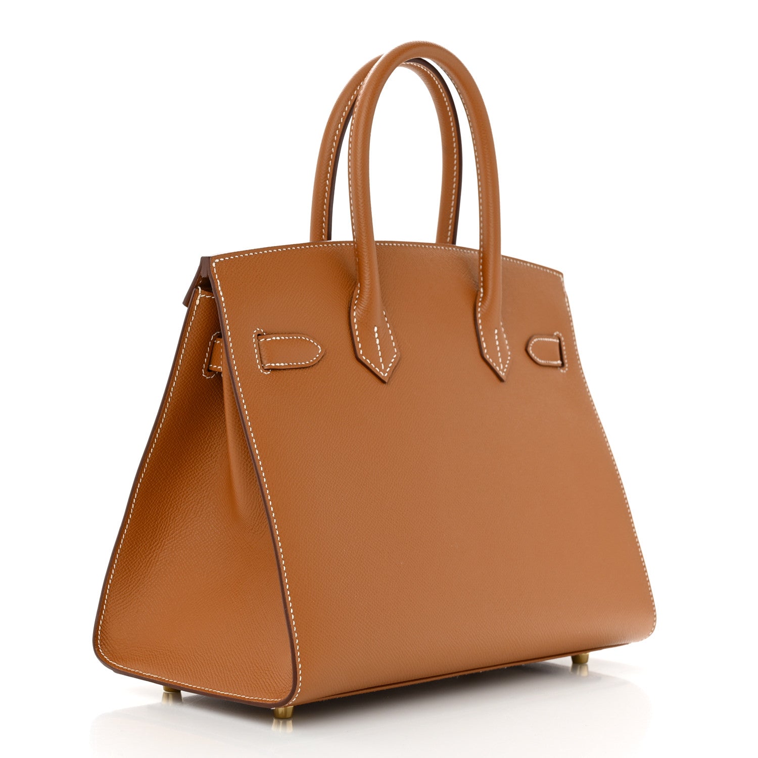 Hermes Madame Calfskin Birkin Sellier 30 Gold 3 of 10