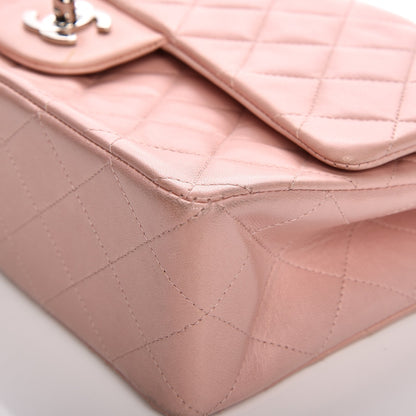 Chanel Lambskin Quilted Medium Double Flap Light Pink 12 of 13