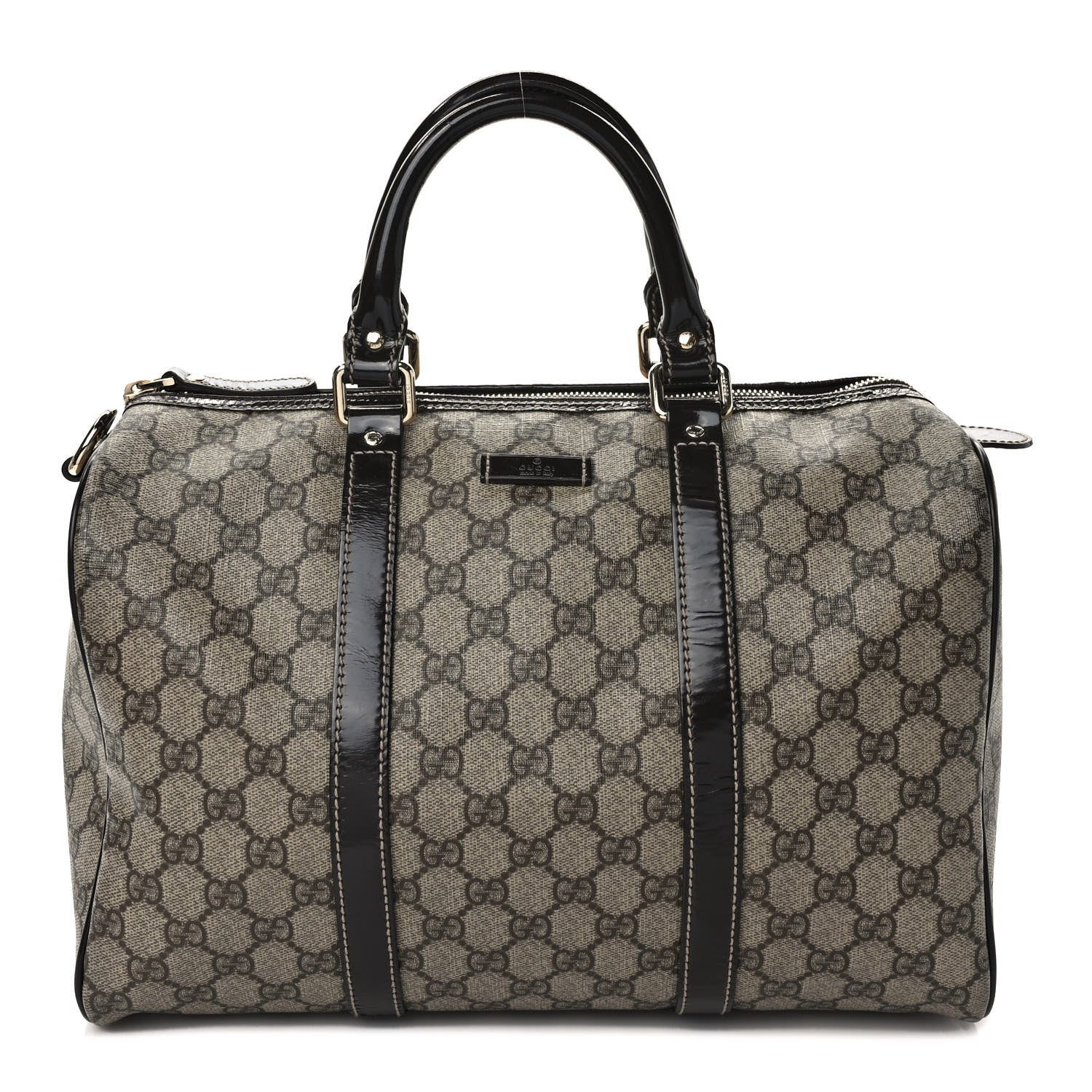 Gucci GG Plus Monogram Medium Joy Boston Dark Brown 1 of 12