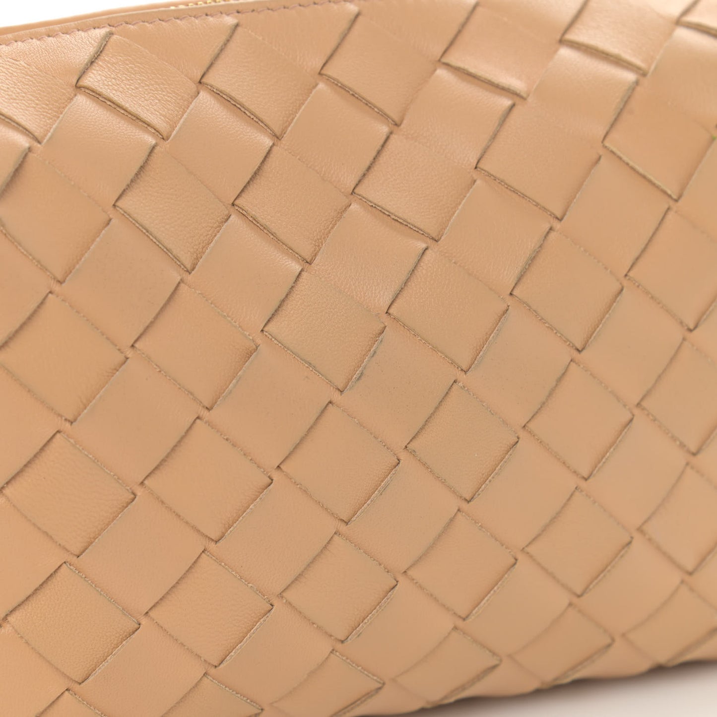 Nappa Intrecciato Mini Loop Camera Bag Almond