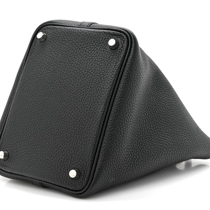 Hermes Taurillon Clemence Picotin Lock 18 PM Black 9 of 12