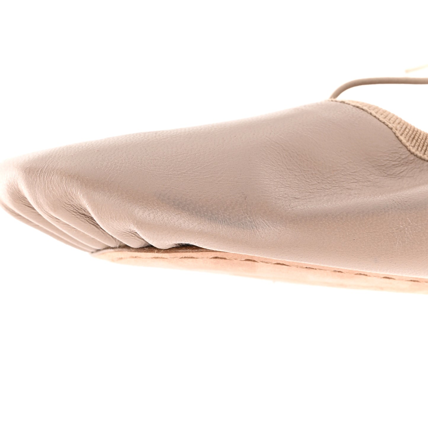 Lambskin Rockstud Ballerina Flats M Poudre